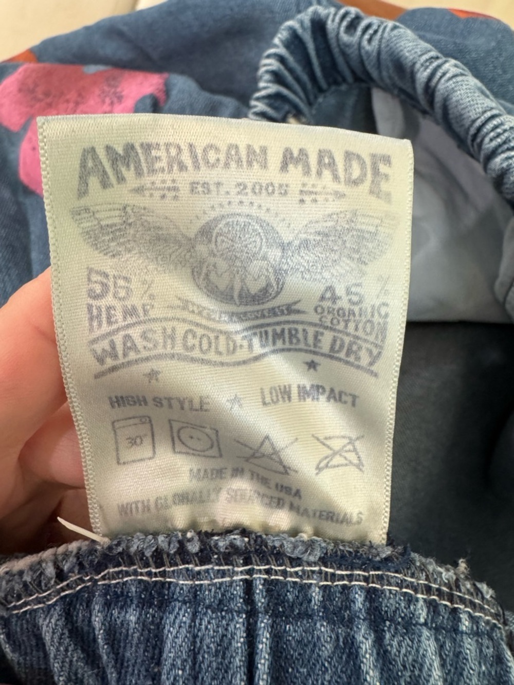 Jungmaven Floral Denim Disco Pants - Picture 6 of 10